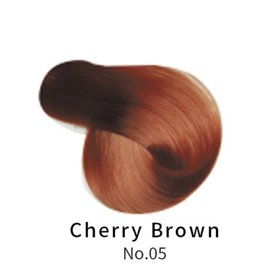 Dầu Gội Phủ Bạc Màu Nâu Đỏ Cherry Brown Tinh Chất Argan Mokeru 500ml