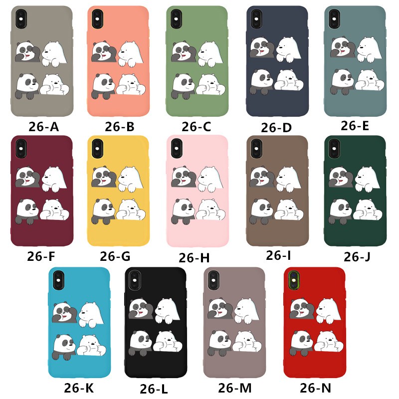 OPPO A37 A57 F1S A83 A92020A5SA3S F11F11Pro F9F7F5 F1SF3+A7A1KRealmeC2Realme3Realme3ProCasingCandyColorMacaronSoft TPUCoverCase