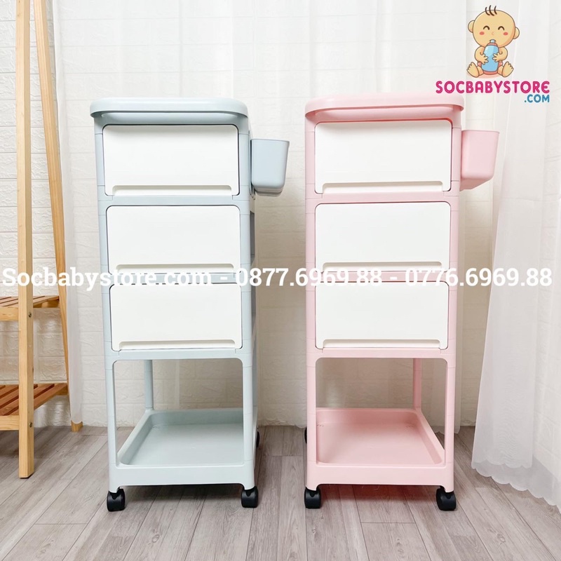 Kệ 4 tầng Pastel Sasa 87,5*32*46cm