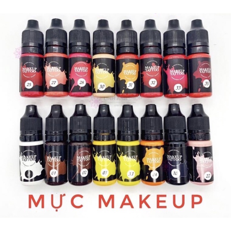 MỰC MAKEUP CHÍNH HÃNG NGA PHUN XĂM
