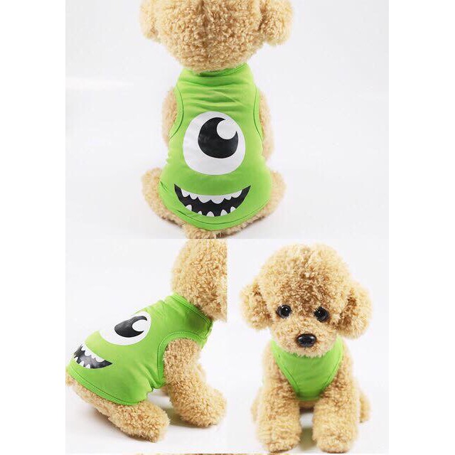 Áo Mùa Hè Hình Cartoon Cho Thú Cưng