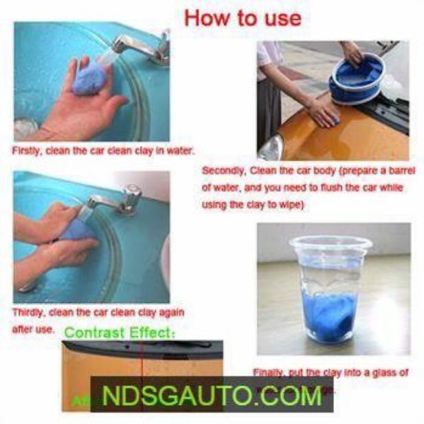 Combo 2 Đất Sét Tẩy Sơn 3M Perfect-It Cleaner Clay 170g
