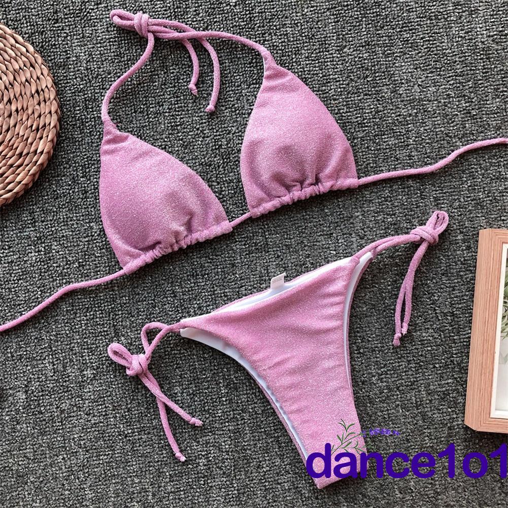 Bikini hai mảnh bằng vải chinlon có miếng độn ngực quyến rũ cho nữ