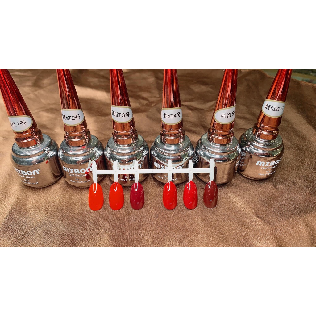 Sét sơn đỏ MXBON siêu đẹp sơn tông đỏ đô tách lẻ