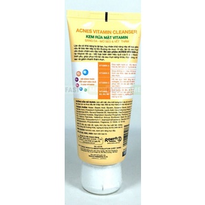 kem rửa mặt vitamin  Acnes sáng da,mờ sẹo, mờ vết thâm 100g