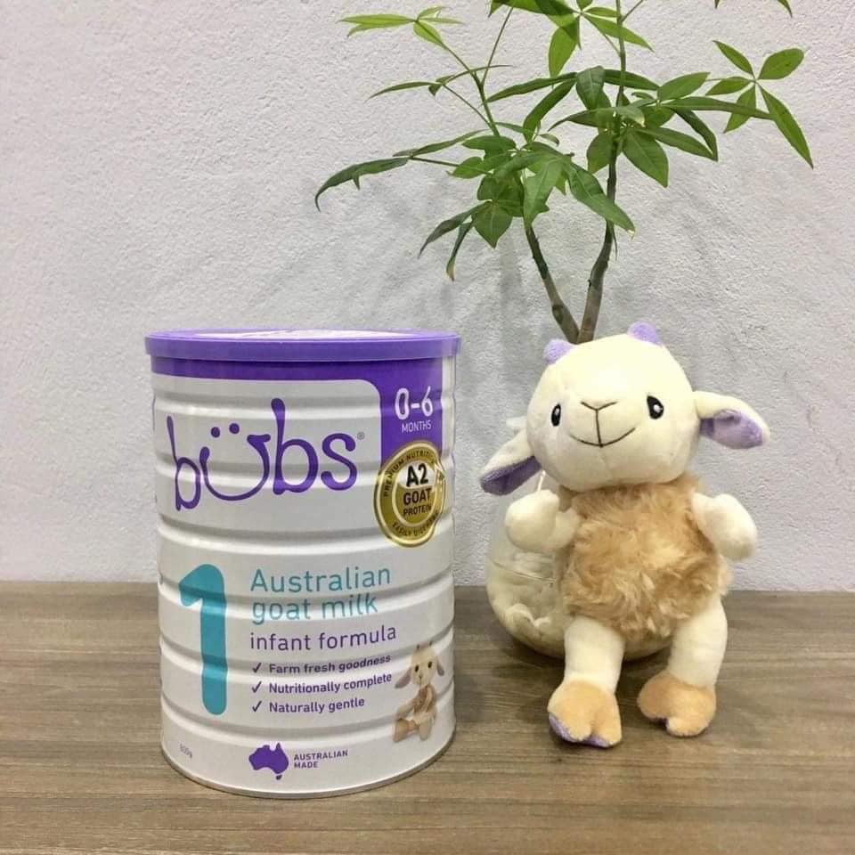 Sữa Dê Bubs Organic Úc Số 1,2,3 - Hộp 800 gram