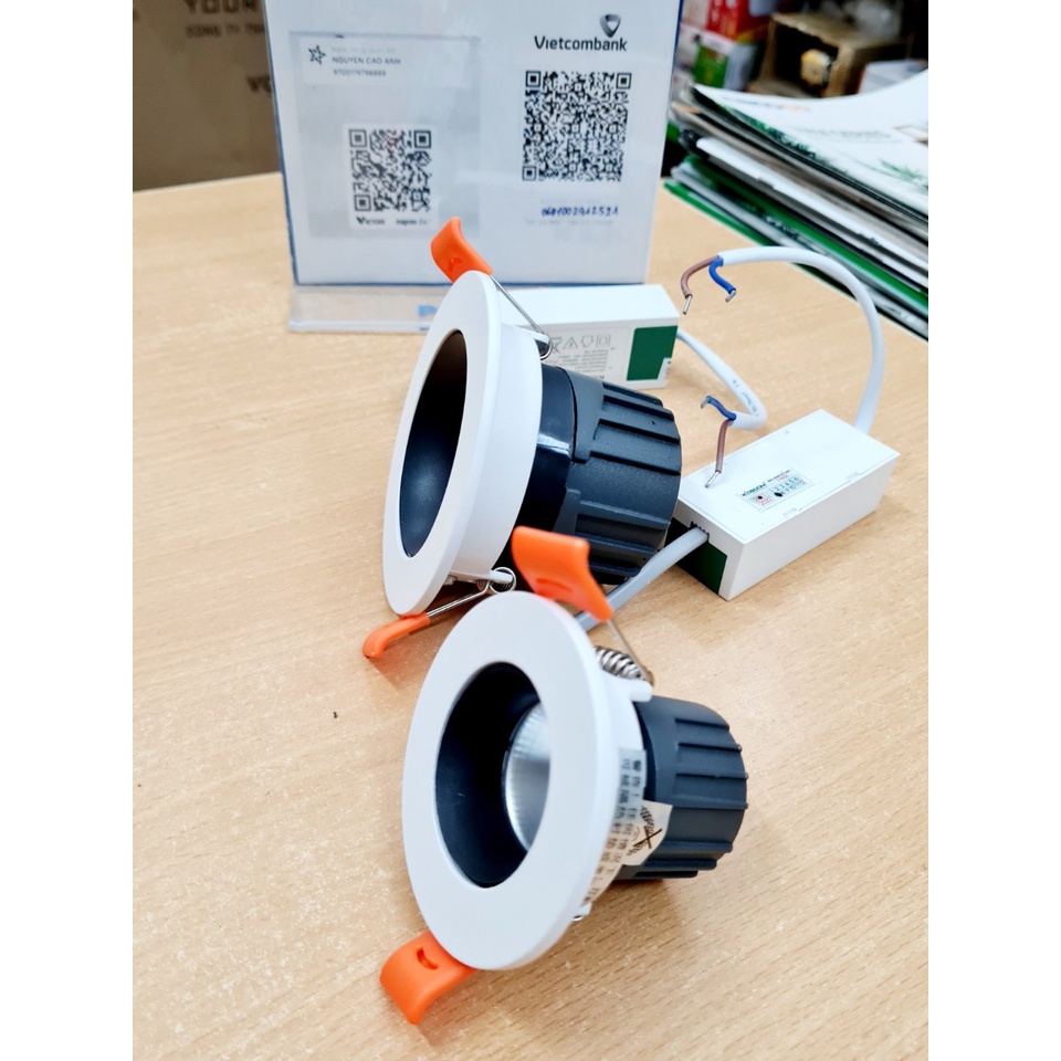 ĐÈN LED ÂM TRẦN  MẮT RỌI COB 5W/7W/15W kosoom  - ÁNH SÁNG TRẮNG/VÀNG/TRUNG TÍNH
