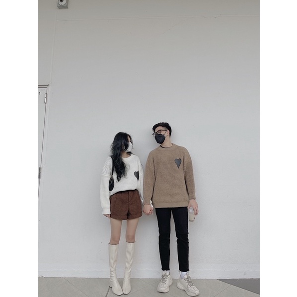 Áo len trái tim chất len siêu đỉnh by samhyewear