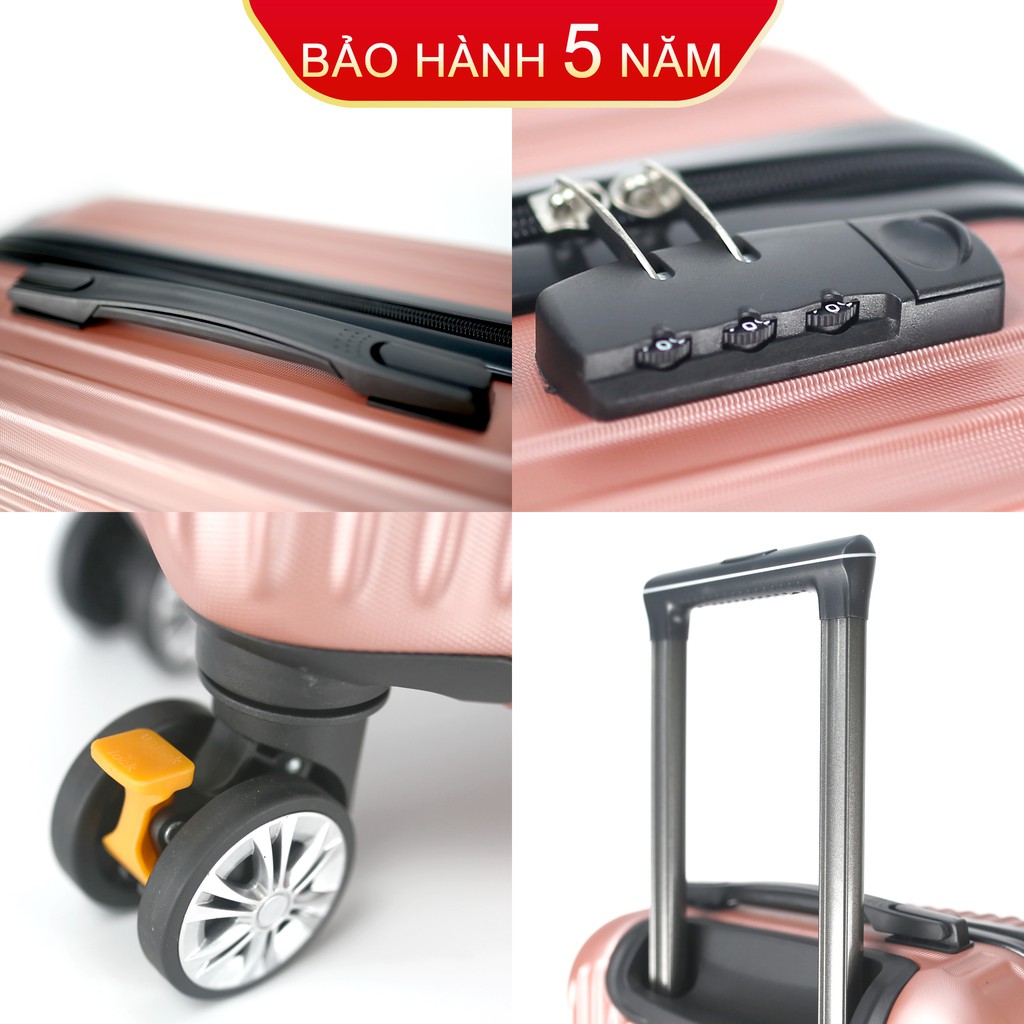 Vali kéo du lịch size20/24inch bảo hành 5 năm T01