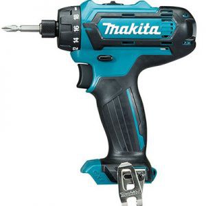 BN. Thân máy khoan bắt vít có cấp trượt, dùng pin 12V Makita DF033D và DF031.