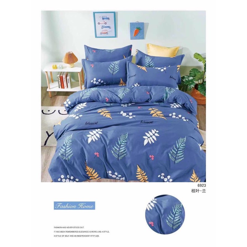 Bộ ga gối cotton 100% loại 1 ELLISHA, có bán riêng ga giường, vỏ gối, vỏ chăn
