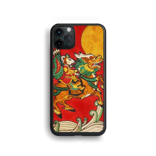 Ốp da Đỏ Case - mẫu Kỳ Lân Tý  - Ốp iphone/samsung - Docase.vn