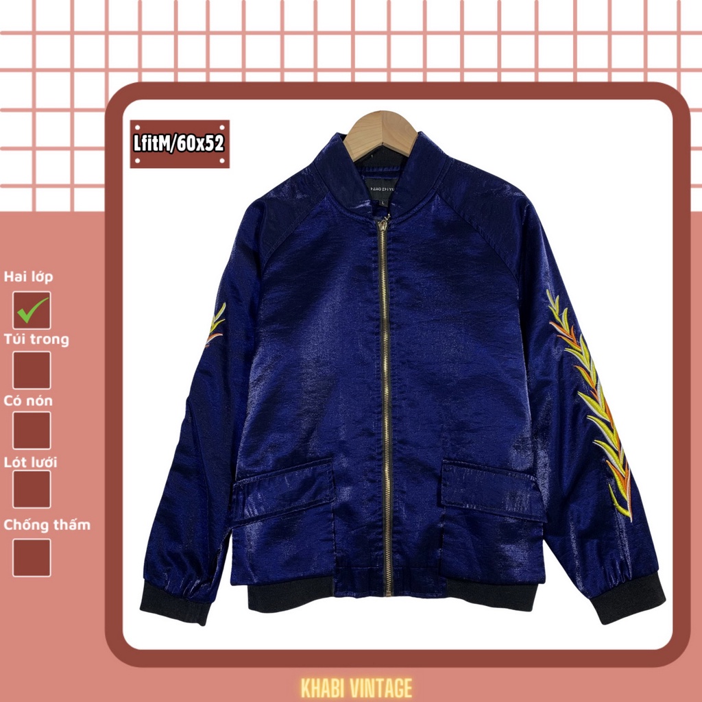 Áo bomber 2hand tuyển loại 1 - Khabi Vintage&lt;br&gt;&lt;br&gt;