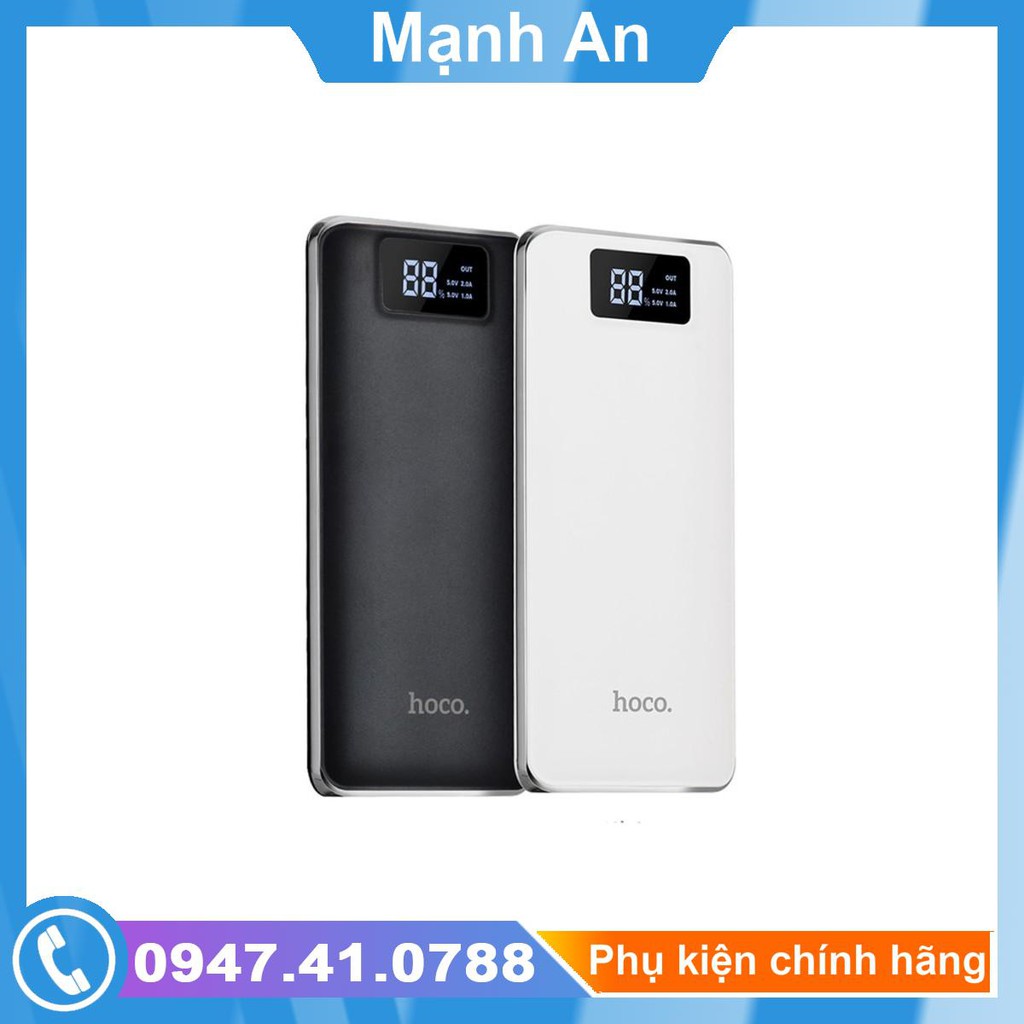 Pin sạc dự phòng Hoco B23 10000mAh - 2 Đầu Ra -  Màn hình LCD Hiển Thị Dung lượng