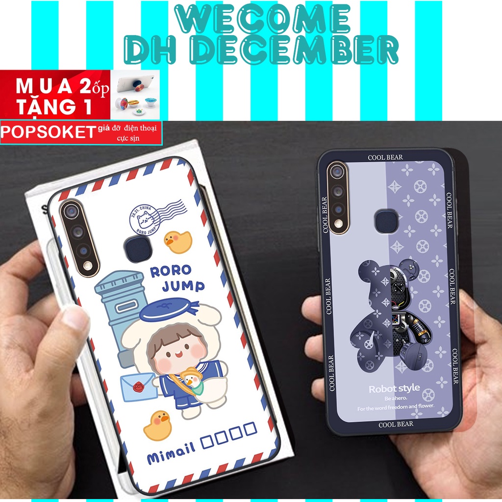 Ốp lưng Vivo Y19  in hình 3D gấu mới nhất - sang - chảnh - ĐẸP- BỀN