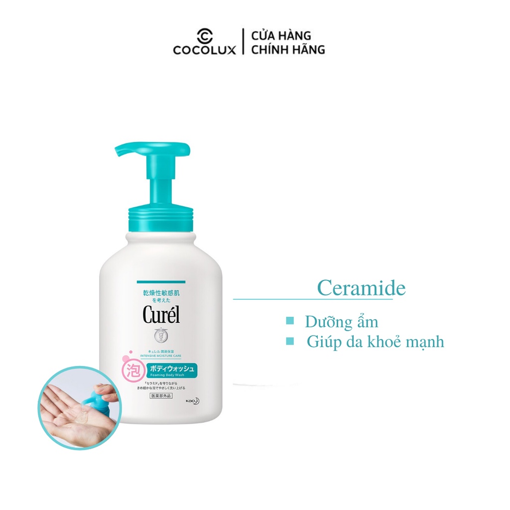 Sữa Tắm Curel Dạng Bọt 480ml