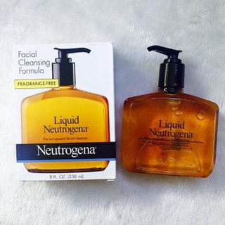 Sữa Rửa Mặt Liquid Neutrogena Facial Cleansing Formula, Fragrance Free