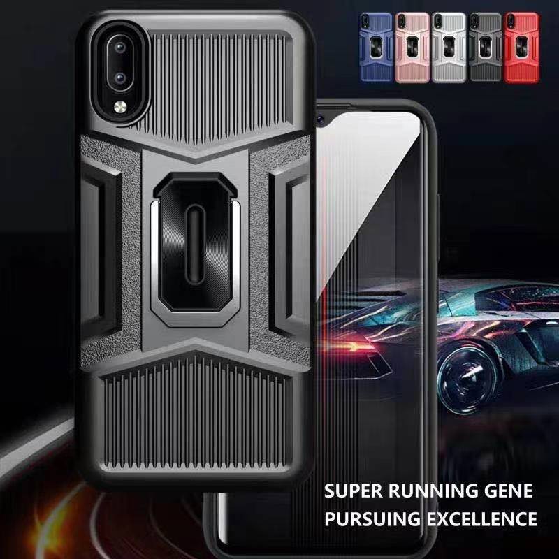 Suitable for oppo reno5-4G mobile phone case reno2z full package anti falling cover realme 5 tide realme c3 men's personality creativity realme c3 new realme 5 soft silicone anti falling high grade with ring magnet