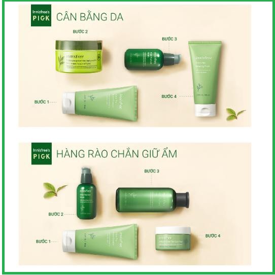 Kem duong da mặt Innisfree Green Tea Balancing Cream EX 50ml kem dưỡng ẩm cho da khô, da mụn, phục hồi tái tạo làn da. | BigBuy360 - bigbuy360.vn