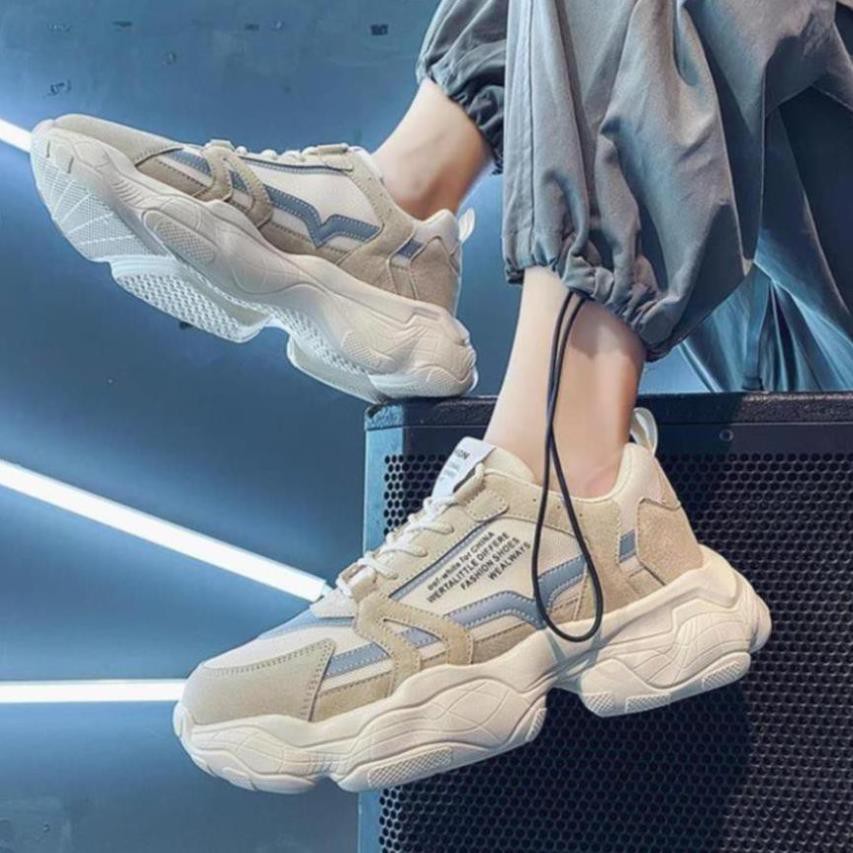 Giày Sneaker Nam TKTMS41 Giày Thể Thao Nam Cao Cấp Mẫu Mới Trend 2021  Tăng Chiều Cao Chính Hãng TKT STORE Size (39-43)