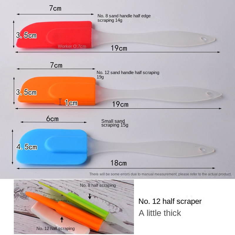 Muỗng silicone Trộn Kem / Bơ Cỡ Nhỏ Tiện Dụng