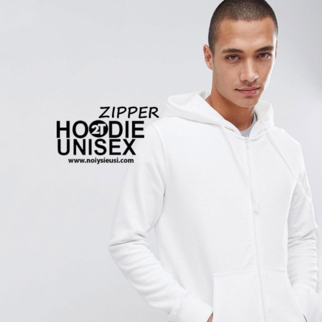 Áo Hoodie ♥️FREESHIP♥️ Nỉ Trơn Unisex - Màu Trắng | BigBuy360 - bigbuy360.vn