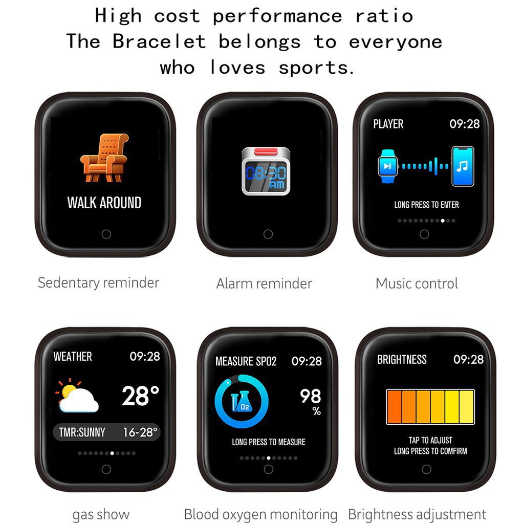 Đồng hồ thông minh P70 pro  hỗ trợ thẻ SIM và thẻ nhớ TF