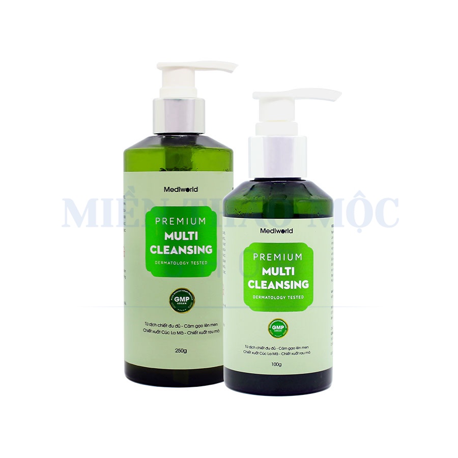 Sữa Rửa Mặt Mediworld PREMIUM MULTI CLEANSING 100G và 250G - Miền Thảo Mộc
