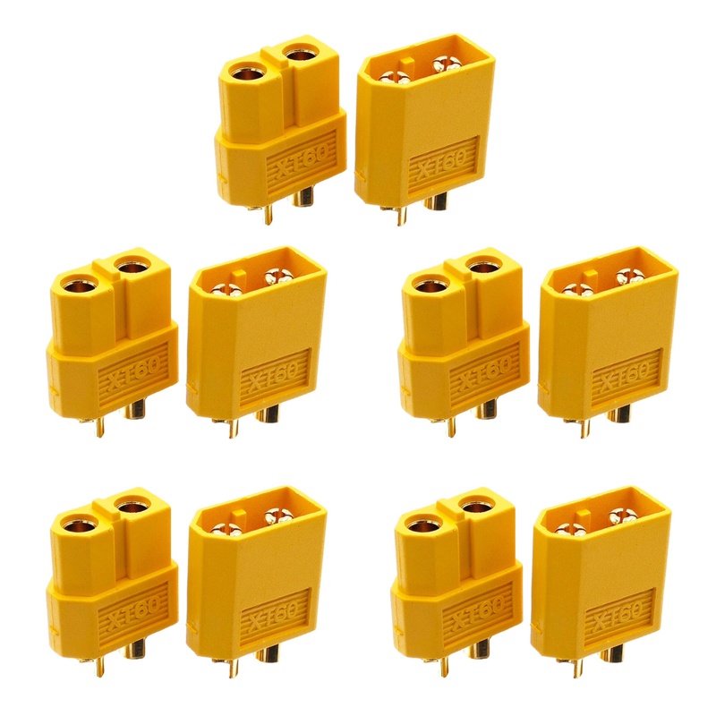 Set 10 Phích Cắm Đầu Đực / Cái XT60 XT-60 Chuyên Dụng Cho RC Lipo
