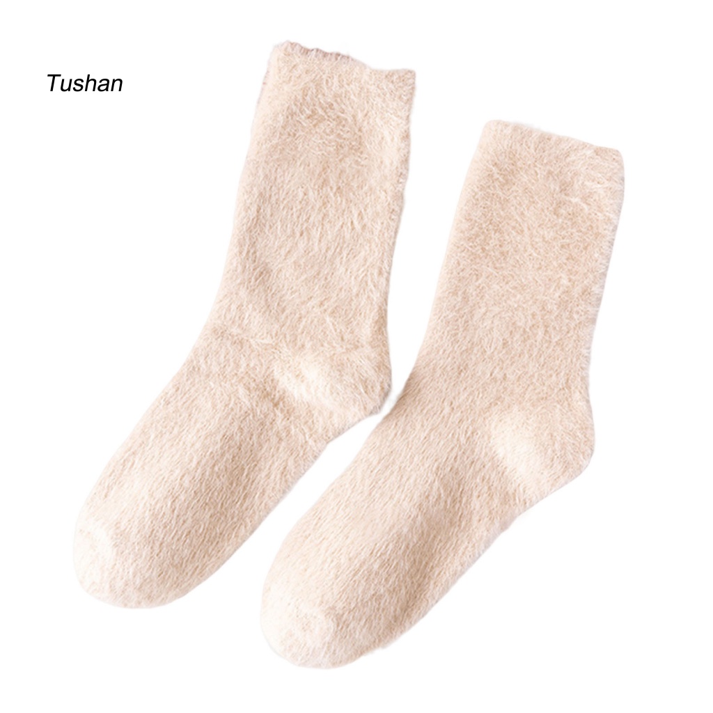 1 Đôi Tất Chân Giữ Ấm Mùa Đông Co Dãn Tốt
