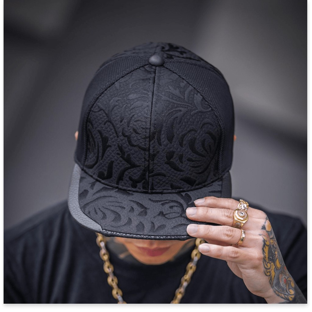 Nón Sơn Snapback Hoa Văn - Nón Hiphop Nón Sơn - Nón Snapback Nón Sơn - Mũ snapback hiphop nam nữ NÓN SƠN chính hãng