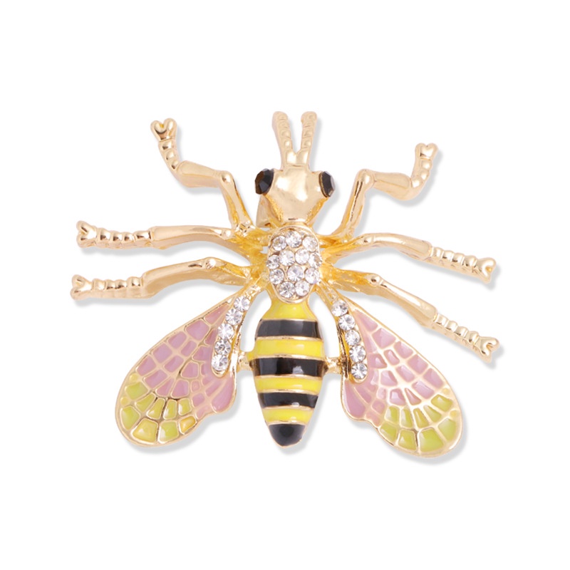 Trâm Cài Áo Hình Bọ Cánh Cứng Đính Đá Dễ Thương