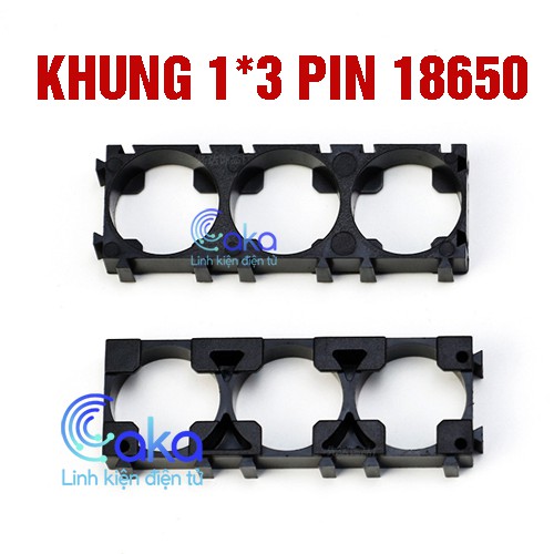 Khung ghép giữ pin 18650 (1x3)