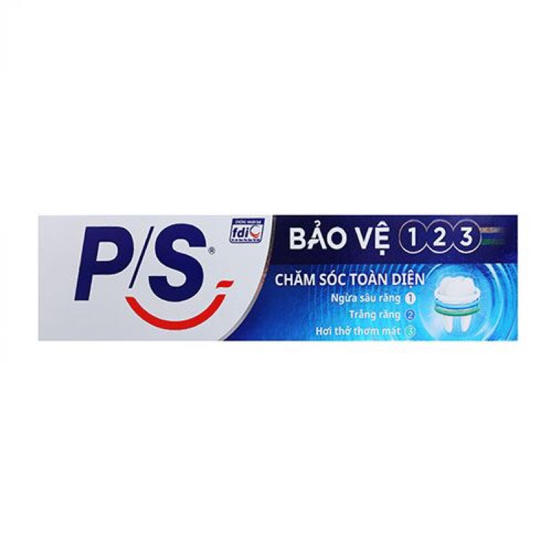 Kem đánh răng P/S bảo vệ 123 chăm sóc toàn diện 180g