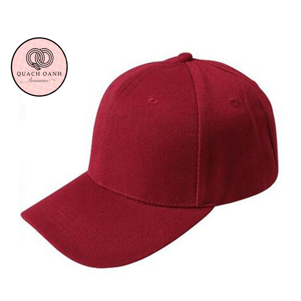 [Mã SKAMCLU8 giảm 10% cho đơn từ 100K] Mũ lưỡi trai bóng chày trơn cá tính unisex – CAP15