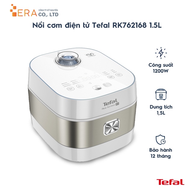 [Mã ELHADEV giảm 4% đơn 300K] Nồi cơm điện tử Tefal RK762168 1.5L