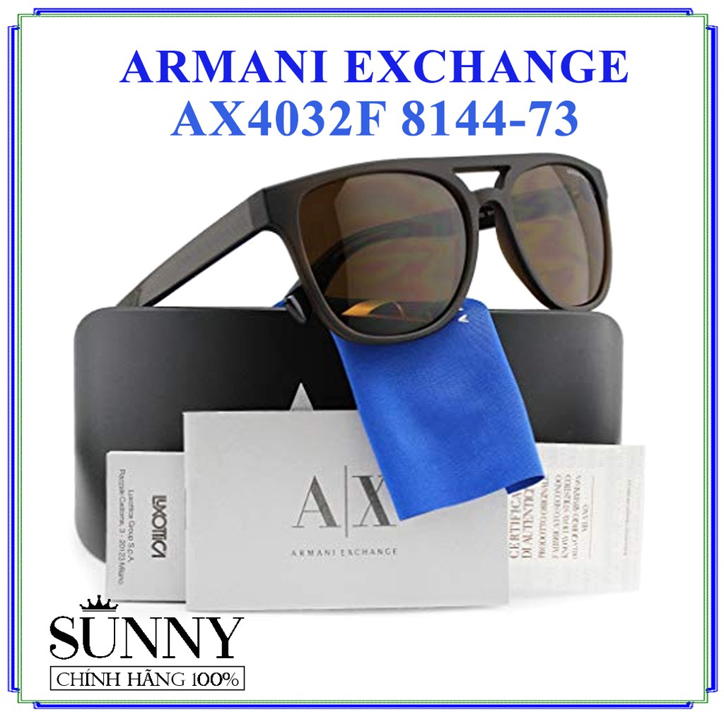 Kính mát Armani Exchange AX4032F chính hãng Italy, bảo hành toàn quốc