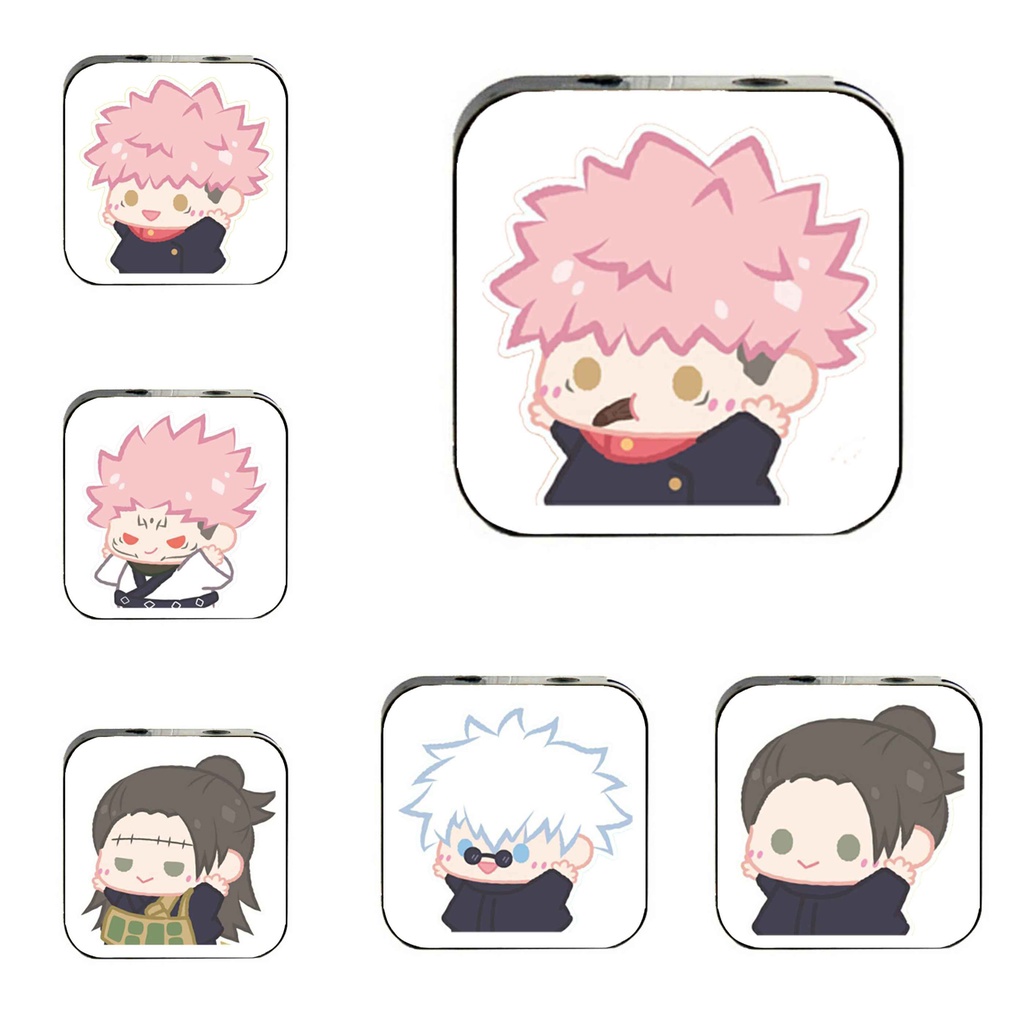 Máy nghe nhạc mp3 JUJUTSU KAISEN VER TẬP THỂ DỤC cầm tay mini tặng tai nghe dây cắm có mic & dây sạc game anime chibi