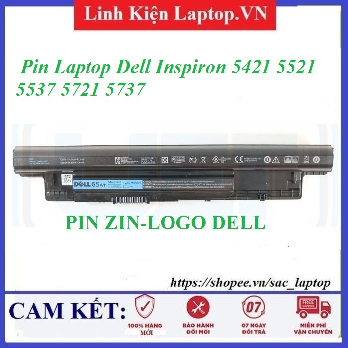 Pin Laptop Dell Inspiron 5421 5521 5537 5721 5737