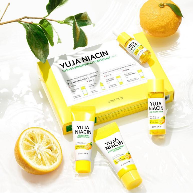 [CHÍNH HÃNG] Set 4 Món SOME BY MI Yuja Niacin 30 Days Brightening Starter Kit