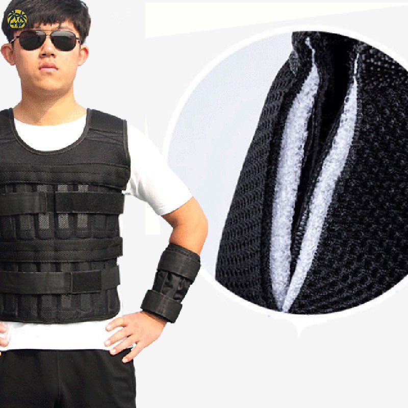 Áo khoác rèn luyện thể thao / tập nâng tạ có thể đựng đồ và chịu tải 20kg chuyên dụng