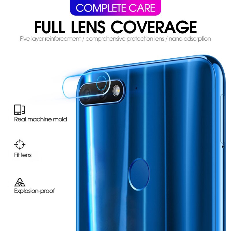 Kính Cường Lực Bảo Vệ Camera Cho Huawei Y9 Y7 Y6 Prime Pro 2018 2019 P20 P30 Lite Nova 7 5g Se 3i 2i 7i 5t 2