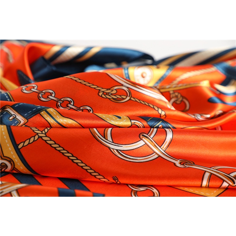 Khăn Choàng Satin 90cm(35.4x35.4inch) WJ1003-127 Thời Trang Cho Nữ
