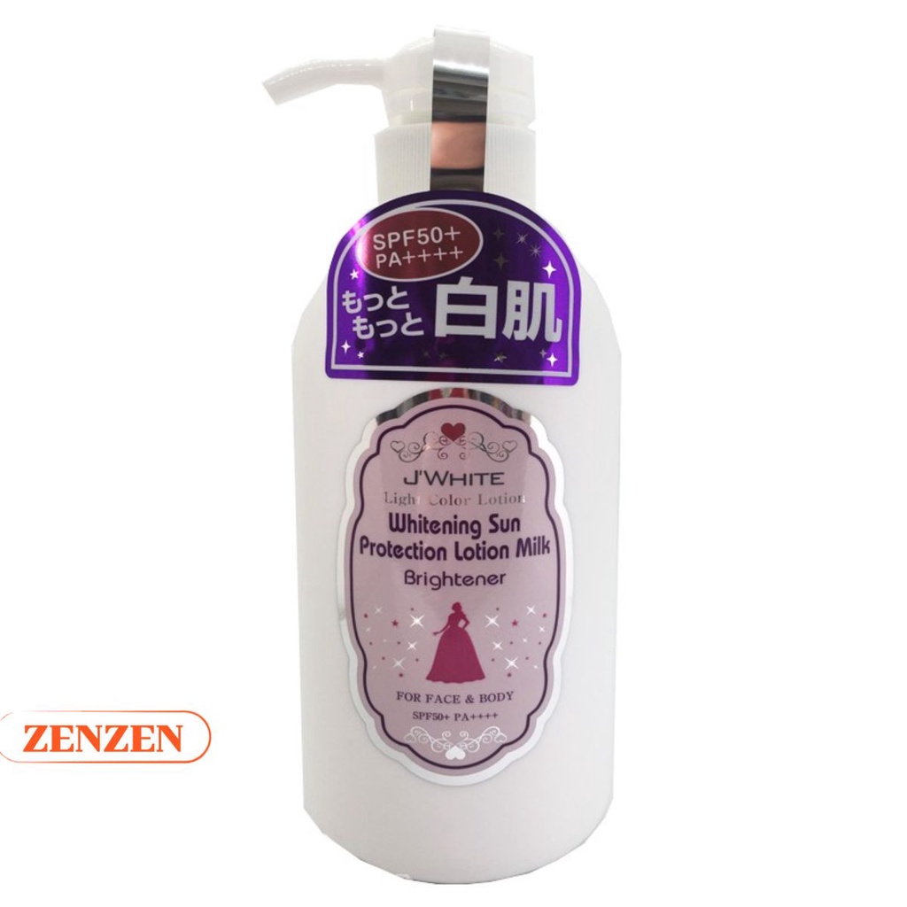 Dưỡng Thể Trắng Da Toàn Thân Nâng Tone chống nắng body Jwhite 450ml hàng chính hãng