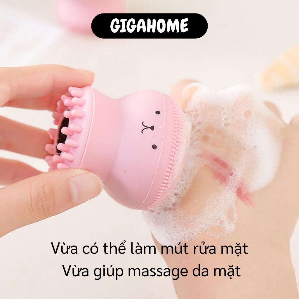 Cọ rửa mặt  GIÁ VỐN] Cọ Rửa Mặt Bạch Tuộc giúp làm sạch da mặt, tẩy tế bào chết 3390