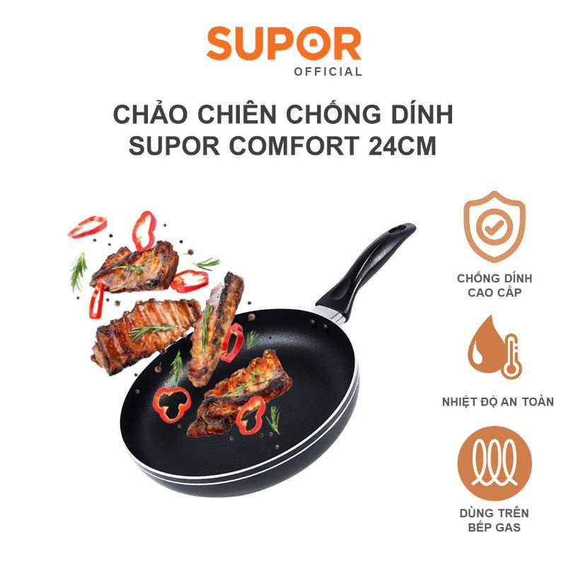 Chảo chiên Supor Comfort 24cm
