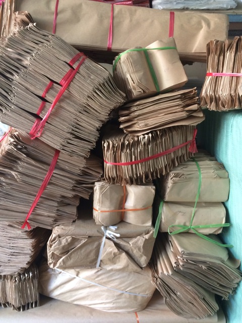 100 Túi giấy kraft không quai số T5