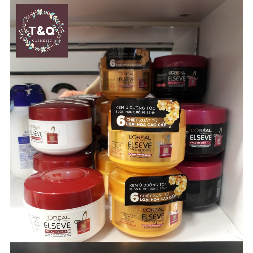 {3 dòng} Kem ủ tóc L'oreal elseve