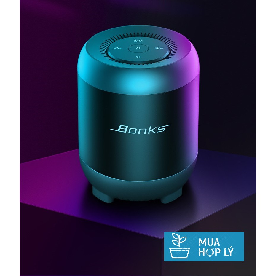 Loa Bluetooth BONKS Q33 Pin 2.000 mAh, BASS mạnh mẽ - HÀNG NHẬP KHẨU