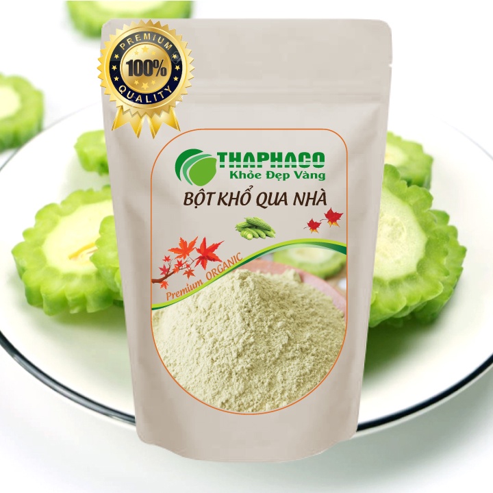 Bột Trái khổ Qua Nhà 100g Uống Làm Đẹp Dưỡng Da, Ngừa Mụn THAPHACO